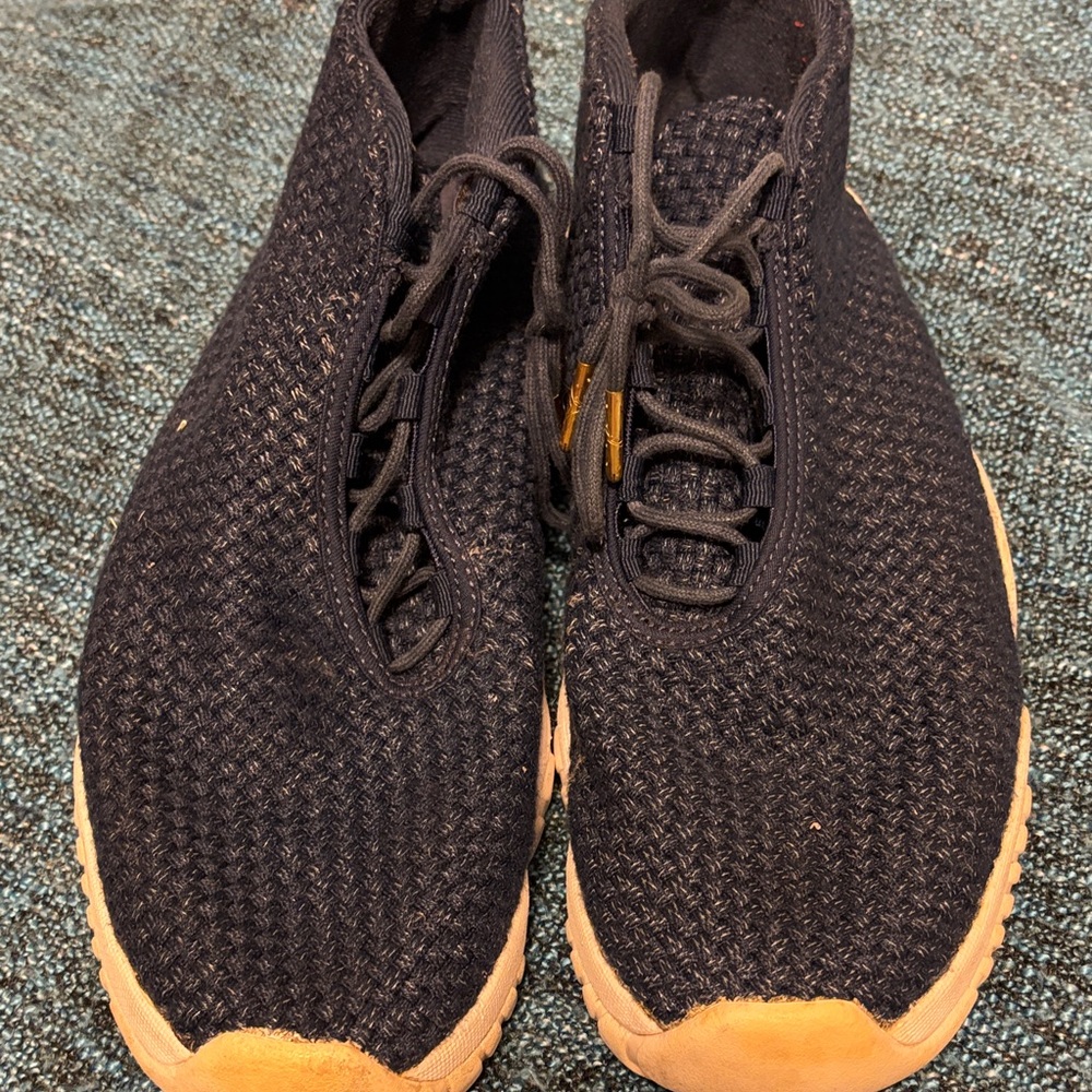 Jordan Black Knit Sneakers